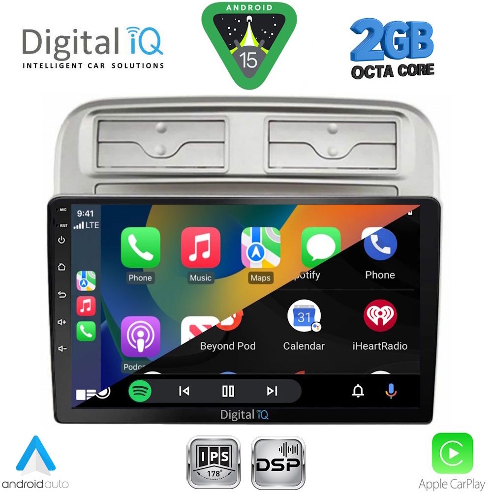 DIGITAL IQ RSF 4128_CPA (9inc) MULTIMEDIA TABLET for FIAT GRANDE PUNTO mod. 2005-2012