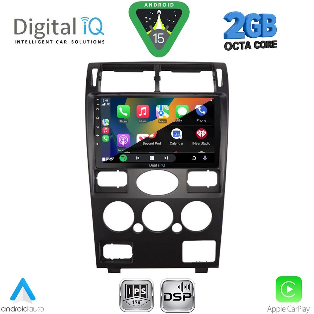 DIGITAL IQ RSF 4161B_CPA (9inc) MULTIMEDIA TABLET for FORD MONDEO mod. 2003-2006