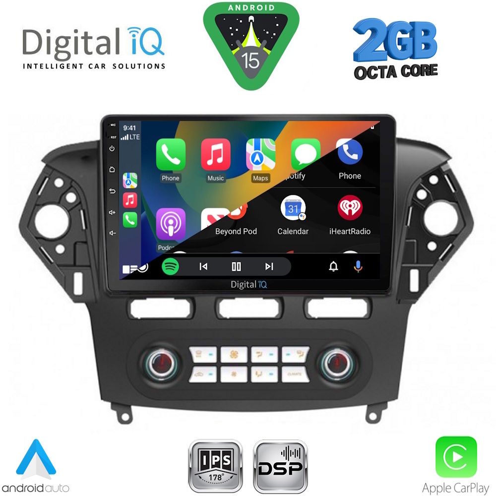 DIGITAL IQ RSF 4163_CPA CLIMA (10inc) MULTIMEDIA TABLET for FORD MONDEO mod. 2011-2013