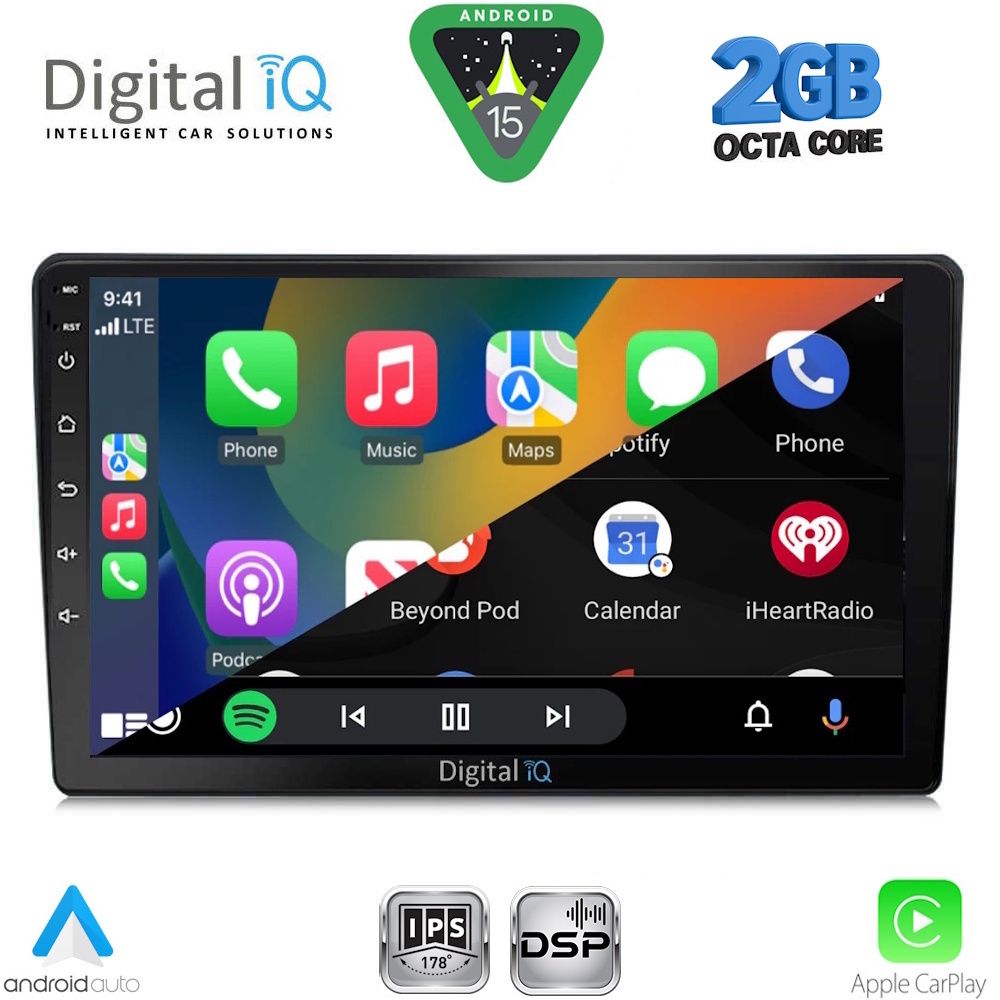 DIGITAL IQ RSF 4360_CPA (9inc) MULTIMEDIA TABLET for MAZDA 2 mod. 2002-2007