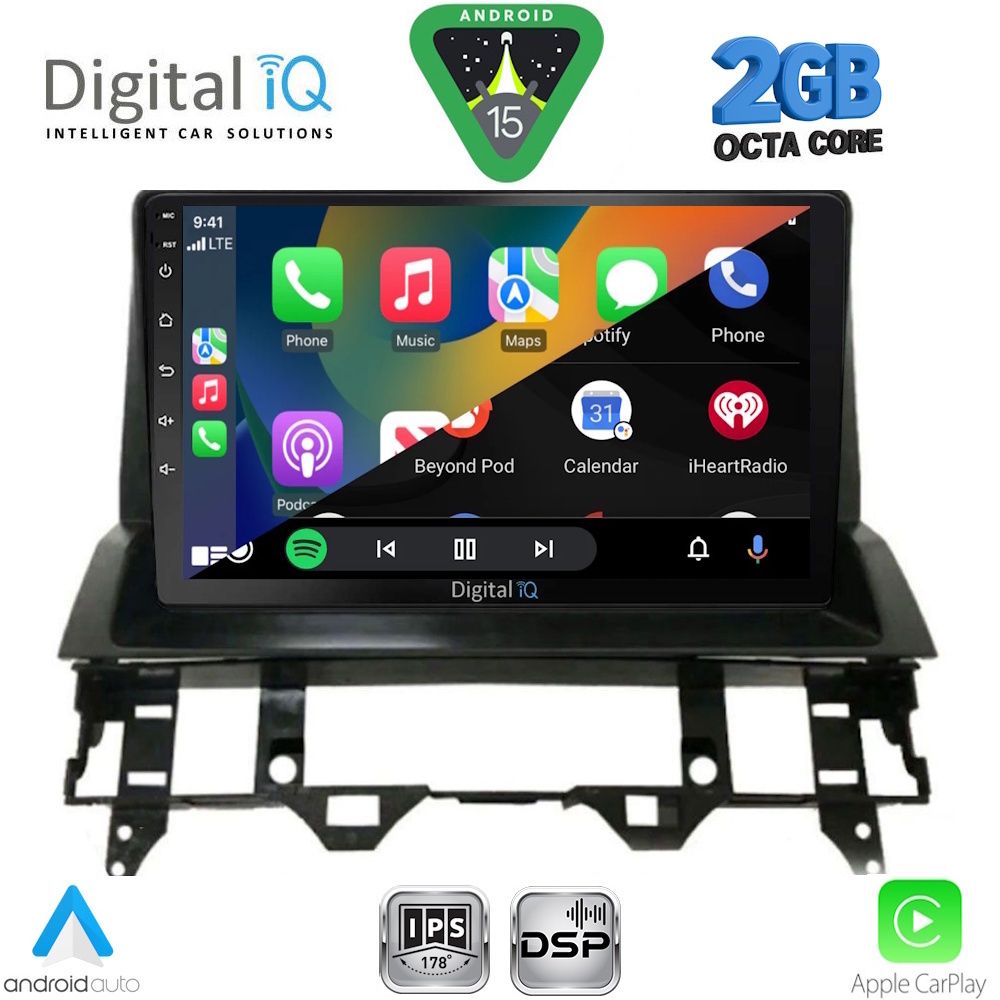 DIGITAL IQ RSF 4376_CPA DASH (10inc) MULTIMEDIA TABLET for MAZDA 6 mod. 2002-2008