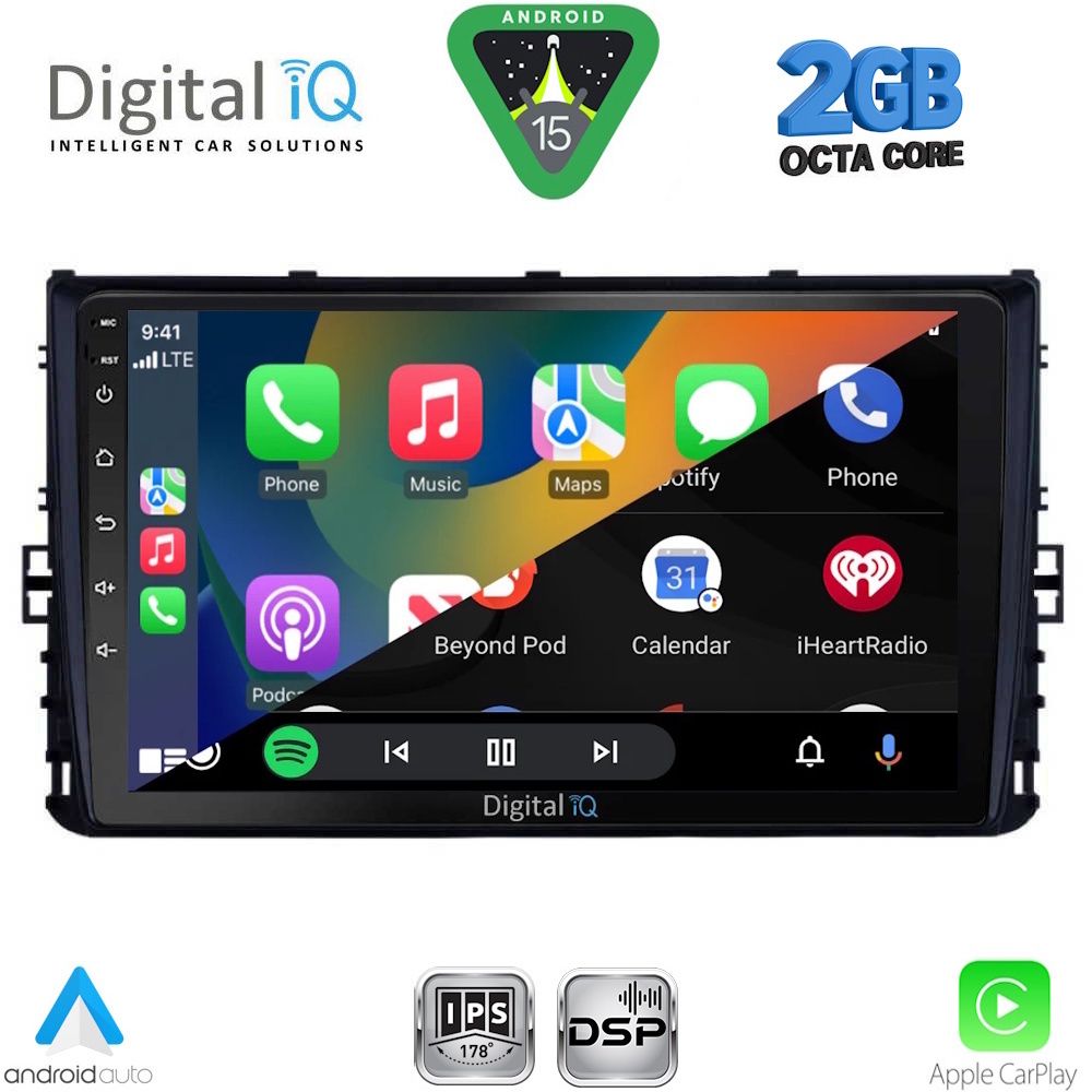 DIGITAL IQ RSF 4758_CPA (9inc) MULTIMEDIA TABLET for VW POLO – TROC – TCROSS mod. 2017-2026