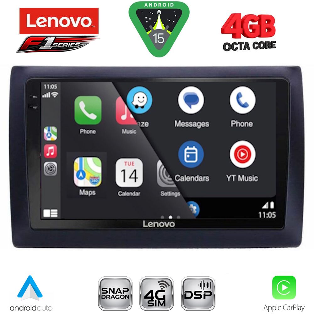 LENOVO SSQ 9145_CPA (9inc) MULTIMEDIA TABLET for FIAT STILO mod. 2001-2007