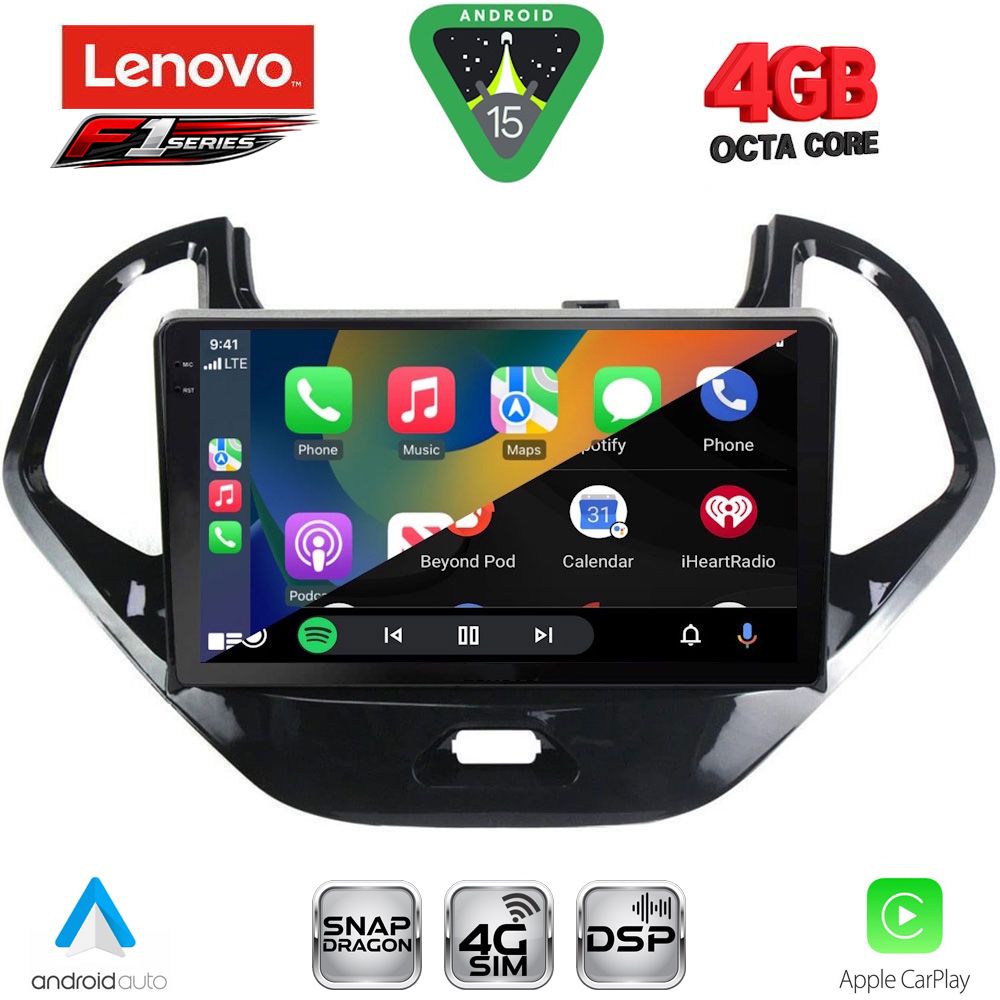 LENOVO SSQ 9167SH_CPA (9inc) MULTIMEDIA TABLET for FORD KA mod. 2017-2024
