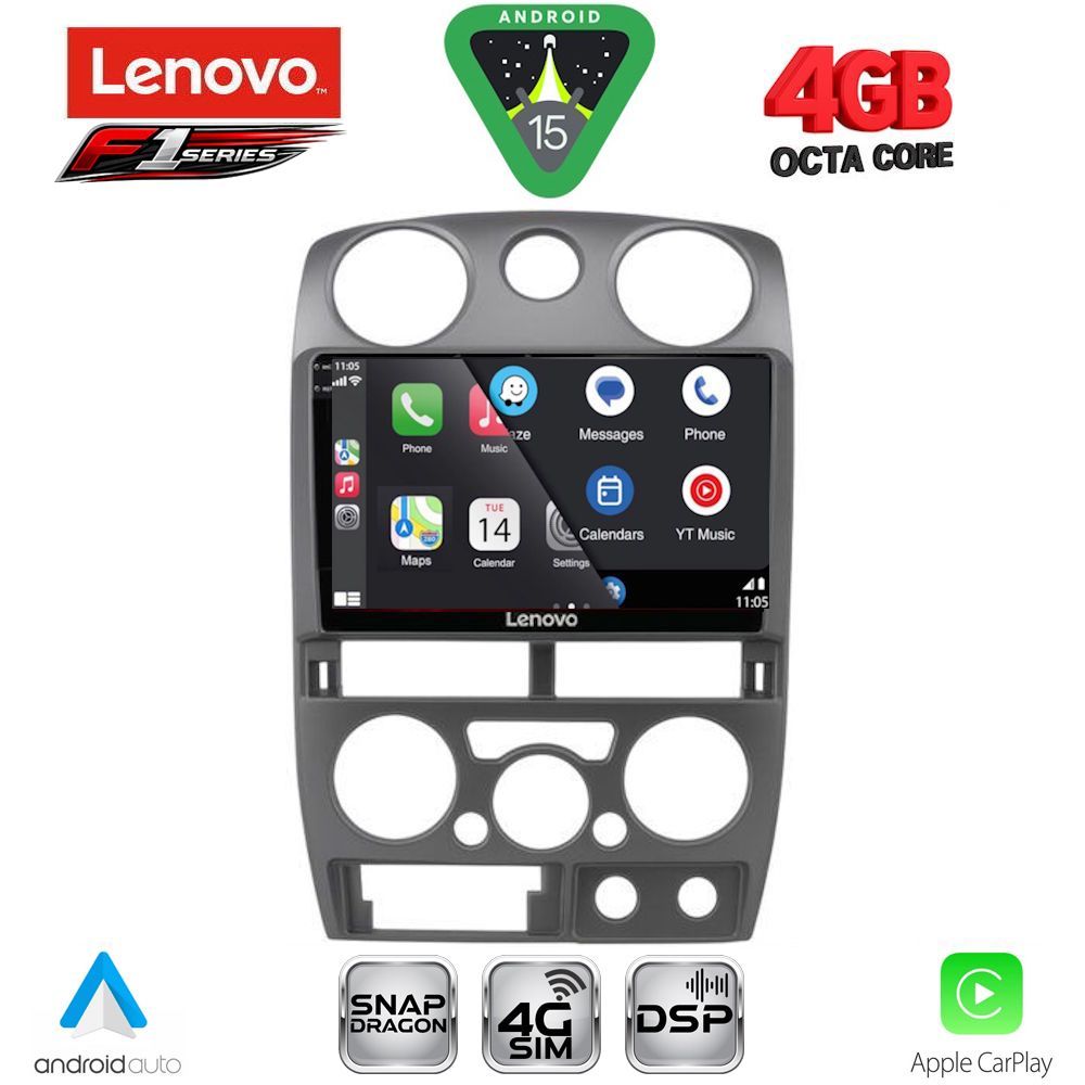 LENOVO SSQ 9254GR_CPA (9inc) MULTIMEDIA TABLET for ISUZU D-MAX mod. 2008-2012 (GREY)
