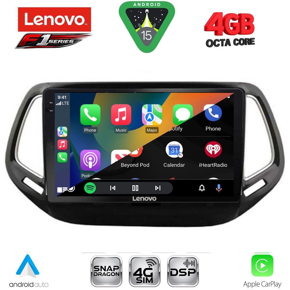 LENOVO SSQ 9278_CPA (10inc) MULTIMEDIA TABLET for JEEP COMPASS mod. 2016-2021