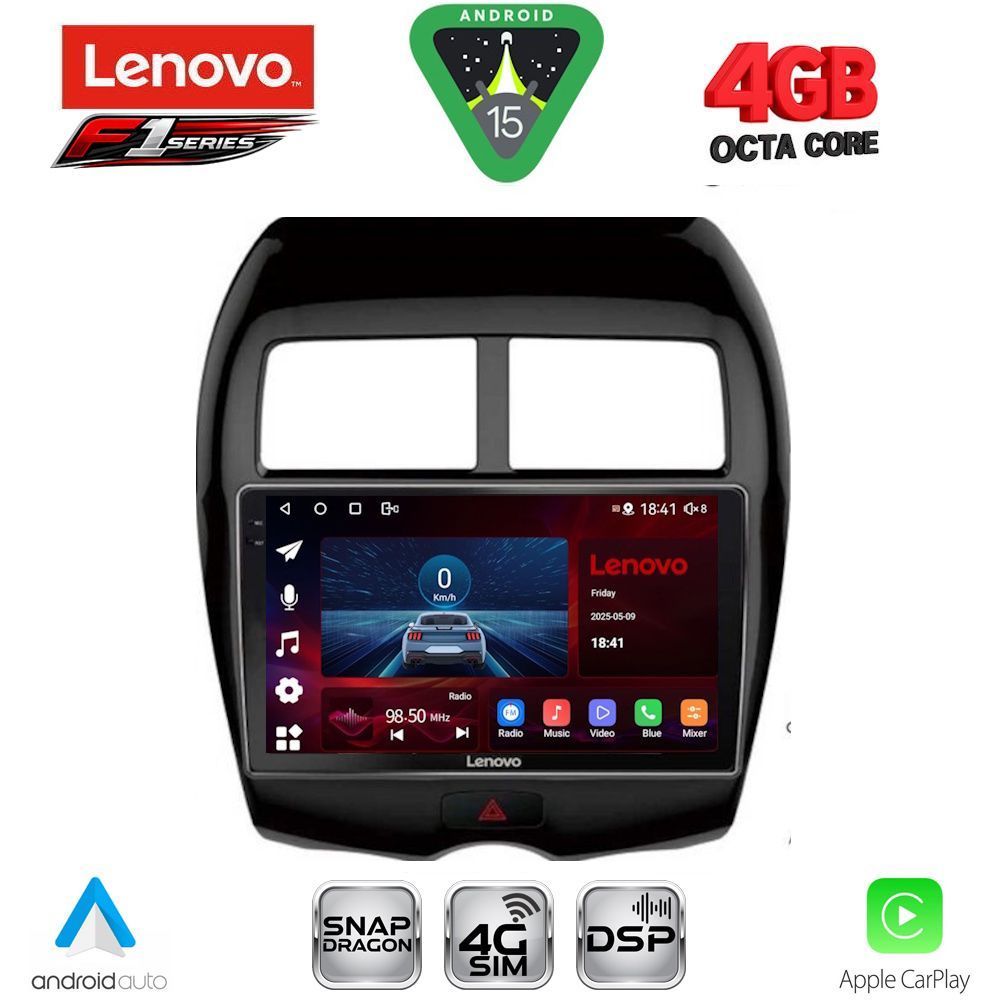 LENOVO SSQ 9430_CPA (10inc) MULTIMEDIA TABLET for MITSUBISHI ASX mod. 2009-2020 - PEUGEOT 4008 mod. 2012-2018