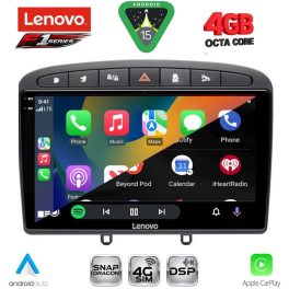 LENOVO SSQ 9513BL_CPA (9inc) MULTIMEDIA TABLET for PEUGEOT 308 mod.2007-2012 - RCZ mod.2009-2015 (BLACK)