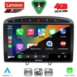 LENOVO SSQ 9513GR_CPA (9inc) MULTIMEDIA TABLET for PEUGEOT 308 mod.2007-2012 - RCZ mod.2009-2015 (GREY)