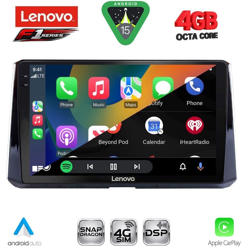 LENOVO SSQ 9716_CPA (10inc) MULTIMEDIA TABLET for TOYOTA COROLLA mod. 2019-2026