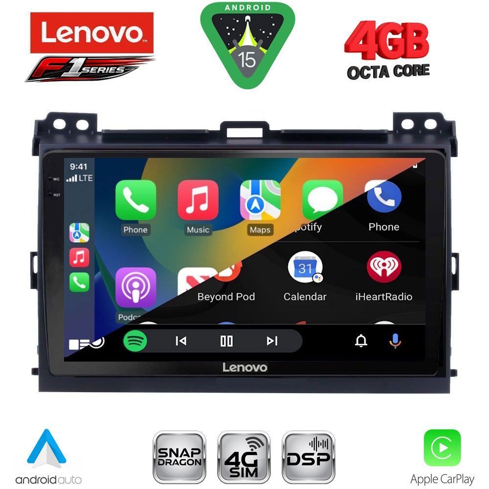 LENOVO SSQ 9723_CPA (9inc) MULTIMEDIA TABLET for TOYOTA LANDCRUISER mod. 2002-2008