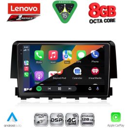 LENOVO SSR 10191_CPA (9inc) MULTIMEDIA TABLET for HONDA CIVIC mod. 2016-2021