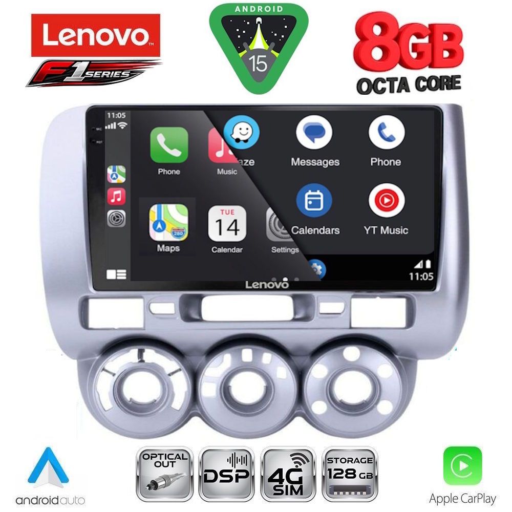 LENOVO SSR 10210_CPA A/C (9inc) MULTIMEDIA TABLET for HONDA JAZZ mod. 2002-2008
