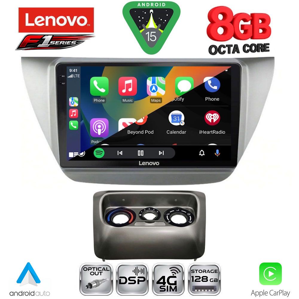 LENOVO SSR 10433_CPA (9inc) MULTIMEDIA TABLET for MITSUBISHI LANCER mod. 2000-2007