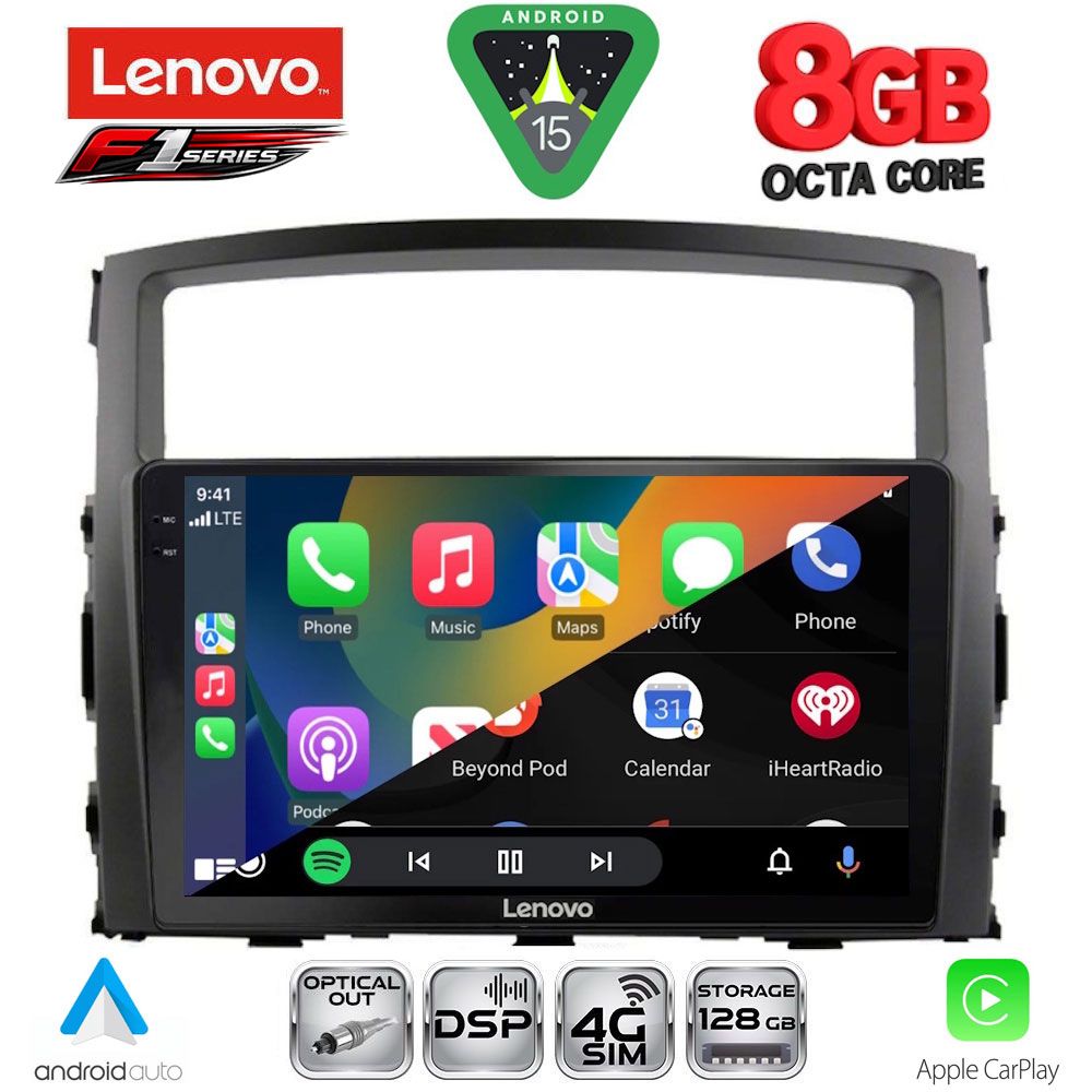 LENOVO SSQ 9446_CPA (9inc) MULTIMEDIA TABLET for MITSUBISHI PAJERO mod. 2006-2013