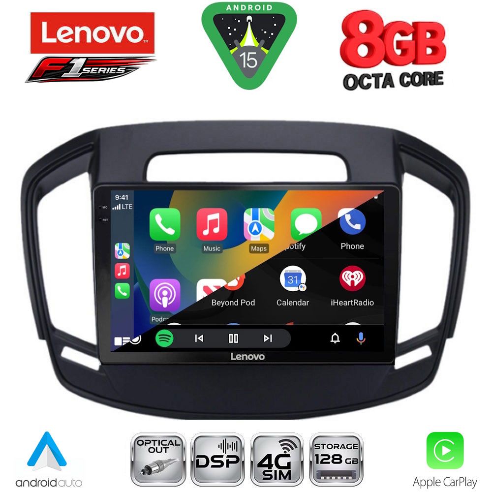 LENOVO SSQ 9492_CPA (9inc) MULTIMEDIA TABLET for OPEL INSIGNIA mod.2014-2017