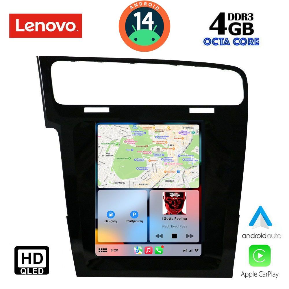 LENOVO SSX 9985_CPA TESLA STYLE for VW GOLF 7 mod. 2013-2021