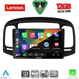 LENOVO SSZ 12249BL_CPA (9inc) MULTIMEDIA TABLET for HYUNDAI ACCENT mod. 2005-2012 (BLACK)