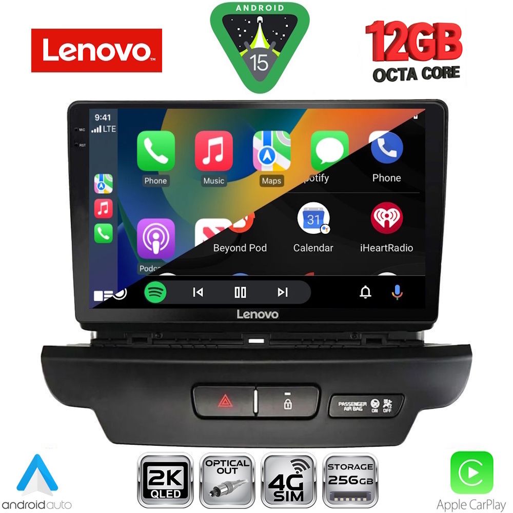 LENOVO SSZ 12304_CPA (9inc) MULTIMEDIA TABLET for KIA CEED - XCEED mod. 2018-2022