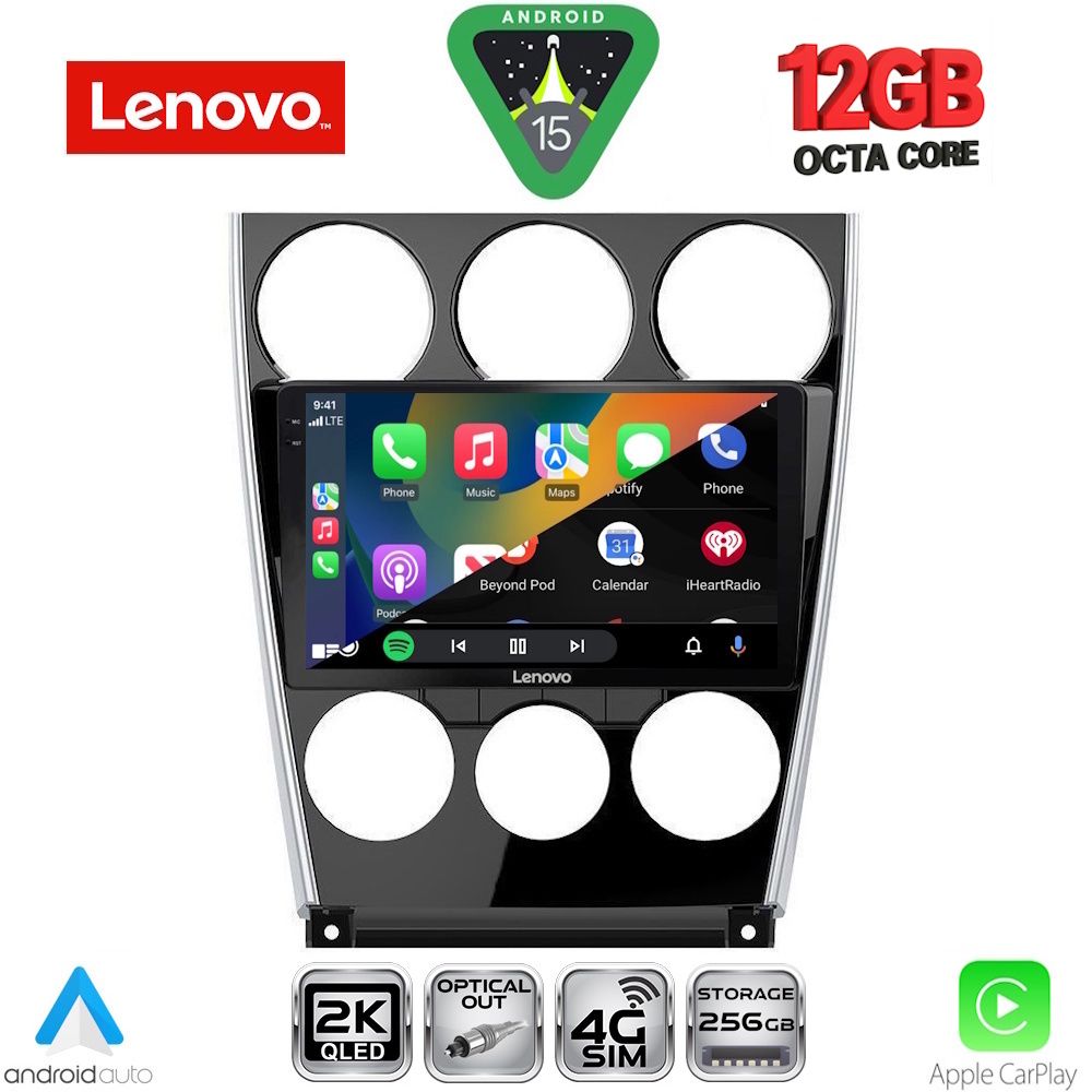 LENOVO SSZ 12375_CPA (9inc) MULTIMEDIA TABLET for MAZDA 6 (FACELIFT) mod. 2005-2008