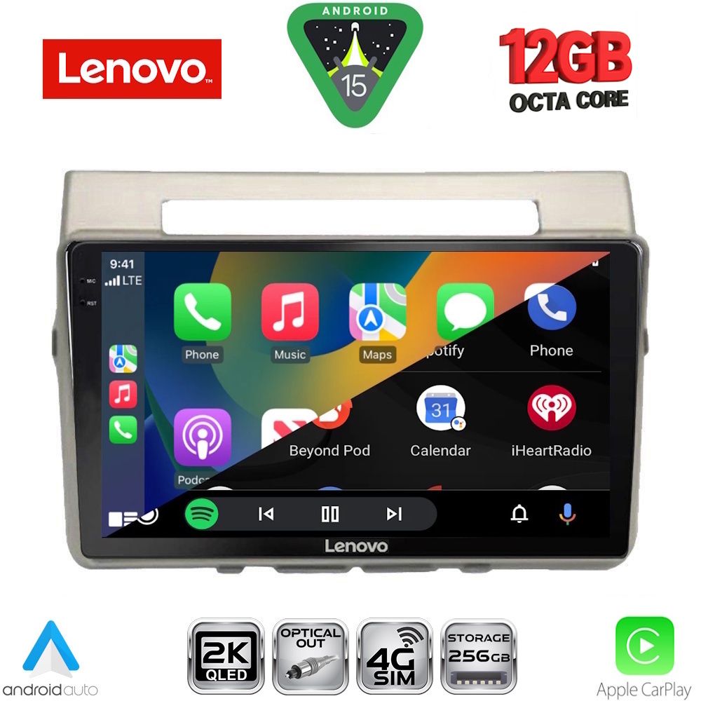 LENOVO SSZ 12711B_CPA (9inc) MULTIMEDIA TABLET for TOYOTA COROLLA VERSO mod. 2004-2009