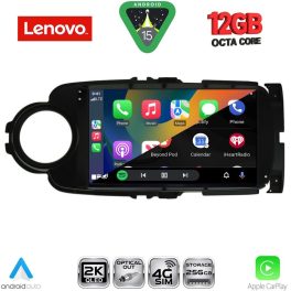LENOVO SSZ 12737BL_CPA (9inc) MULTIMEDIA TABLET for TOYOTA YARIS mod. 2011-2015 (BLACK)