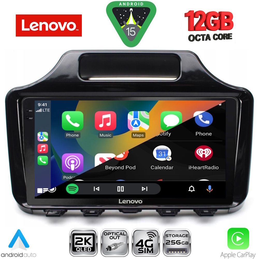 LENOVO SSZ 12779_CPA (9inc) MULTIMEDIA TABLET for TOYOTA IQ mod. 2008-2015 with ORIG. NAVI