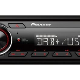 pioneer MVH-130DAB Headunit 1-DIN Radio Usb/DAB/DAB+ RED