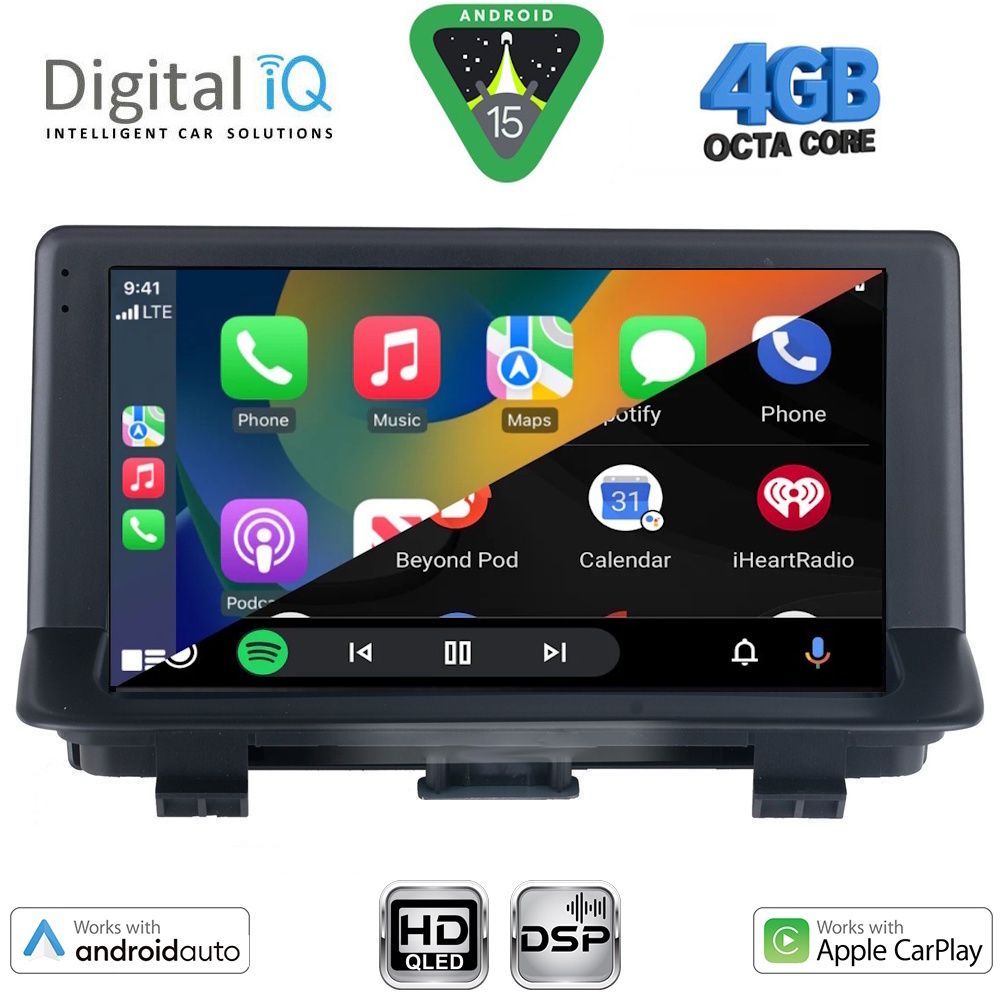 DIGITAL IQ BXF 16013_CPAA (9inc) MULTIMEDIA TABLET for AUDI Q3 mod. 2013-2018 (Low Version)