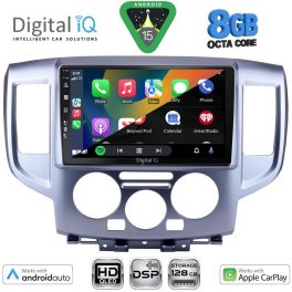 DIGITAL IQ BXF 7458SL_CPAA (9inc) MULTIMEDIA TABLET for NISSAN NV 200 mod. 2009-2020 (SILVER)