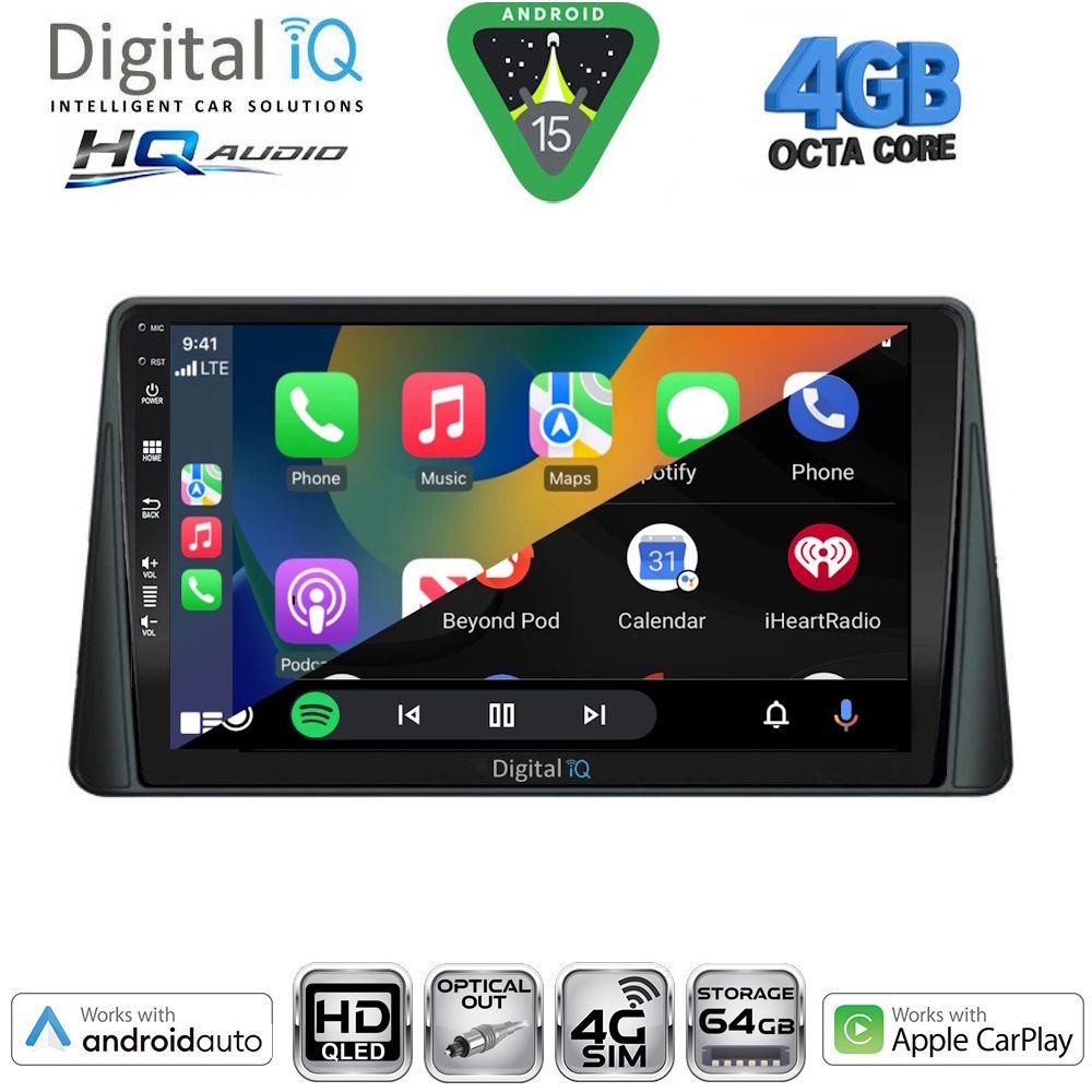 DIGITAL IQ BXK 19158_CPAA (9inc) MULTIMEDIA TABLET for FORD FOCUS mod. 2019-2025