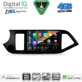 DIGITAL IQ BXK 19308_CPAA (9inc) MULTIMEDIA TABLET for KIA PICANTO mod. 2011-2017