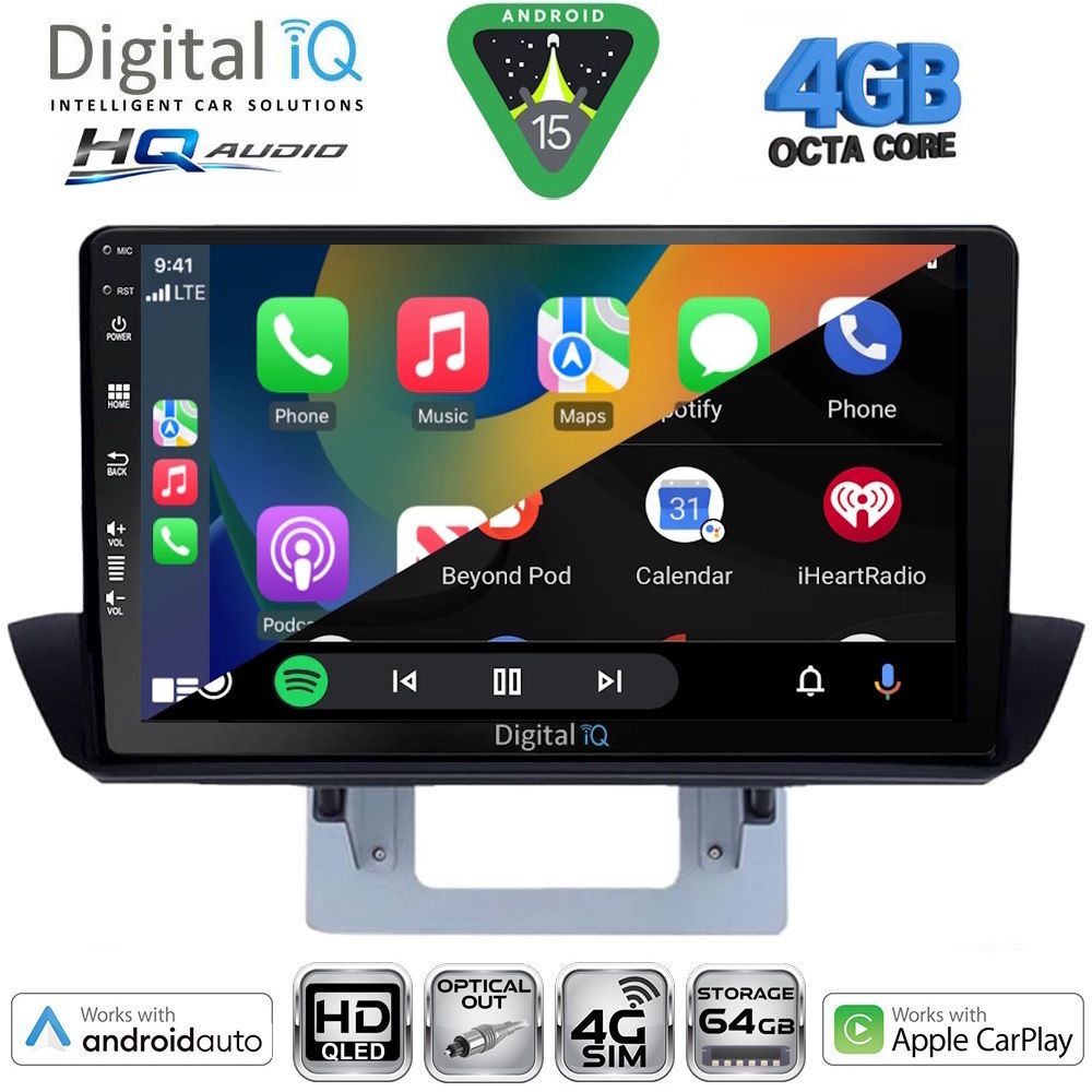 DIGITAL IQ BXK 19364_CPAA DASH (9inc) MULTIMEDIA TABLET for MAZDA BT50 mod. 2012-2019