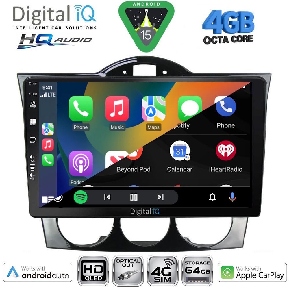 DIGITAL IQ BXK 19394_CPAA (9inc) MULTIMEDIA TABLET for MAZDA RX8 mod. 2001-2008