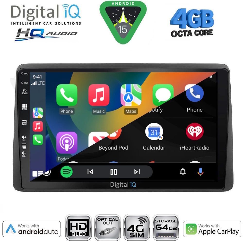 DIGITAL IQ BXK 19453_CPAA (10inc) MULTIMEDIA TABLET for NISSAN JUKE mod. 2021-2026