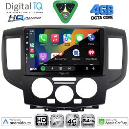 DIGITAL IQ BXK 19458BL_CPAA (9inc) MULTIMEDIA TABLET for NISSAN NV 200 mod. 2009-2020 (BLACK)