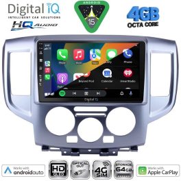 DIGITAL IQ BXK 19458SL_CPAA (9inc) MULTIMEDIA TABLET for NISSAN NV 200 mod. 2009-2020 (SILVER)