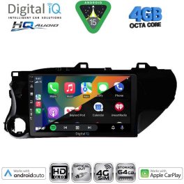 DIGITAL IQ BXK 19721_CPAA (10inc) MULTIMEDIA TABLET for TOYOTA HILUX mod. 2017-2026