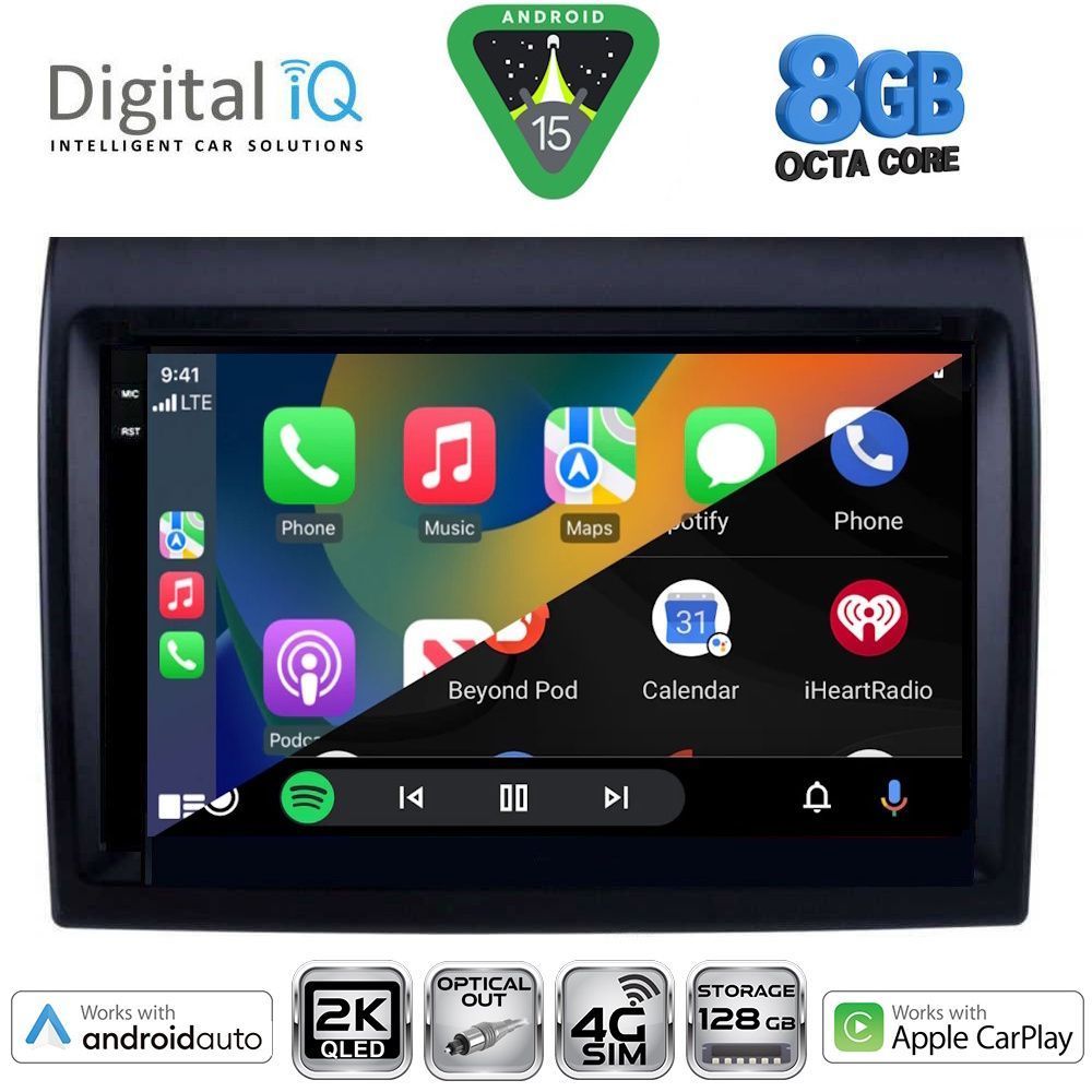 DIGITAL IQ BXK 20140_CPAA (9inc) MULTIMEDIA TABLET for FIAT DUCATO mod. 2006-2011