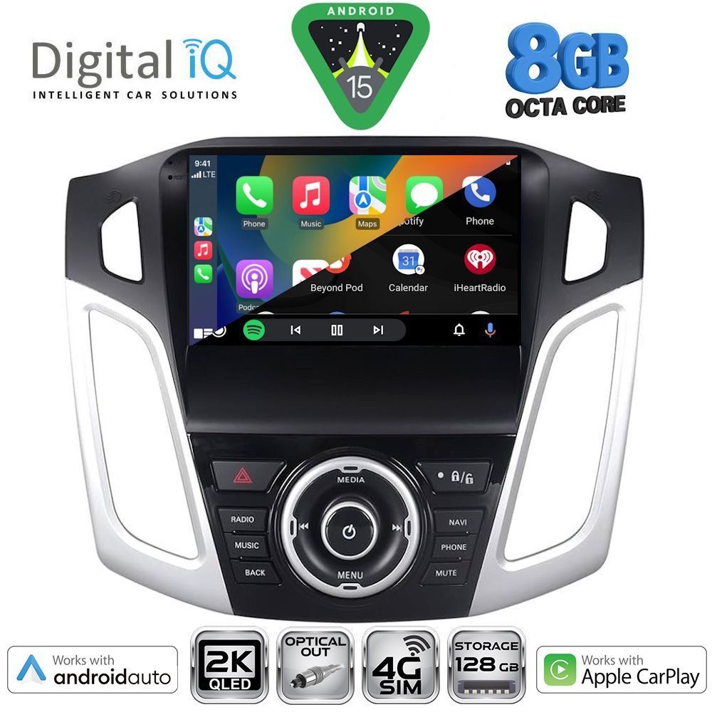DIGITAL IQ BXK 20157_CPAA (9inc) MULTIMEDIA TABLET for FORD FOCUS mod. 2011-2018