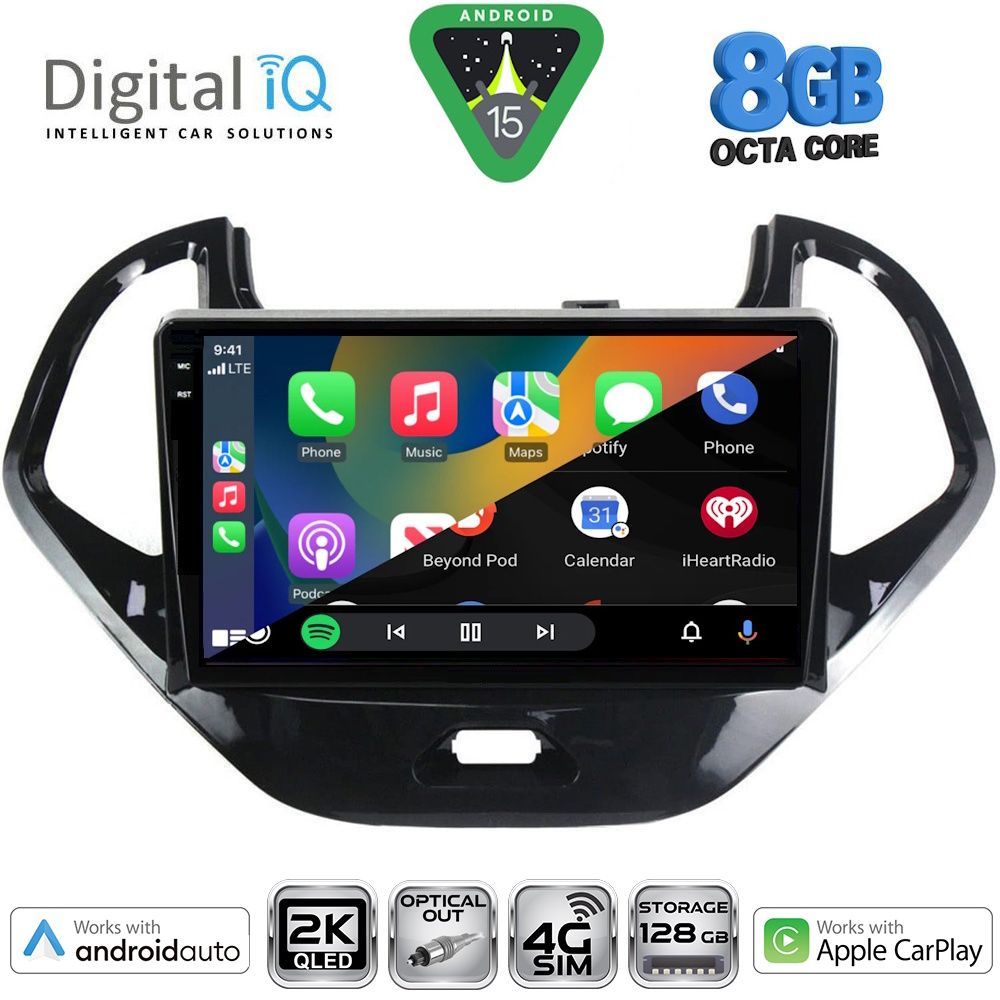 DIGITAL IQ BXK 20167SH_CPAA (9inc) MULTIMEDIA TABLET for FORD KA mod. 2017-2024