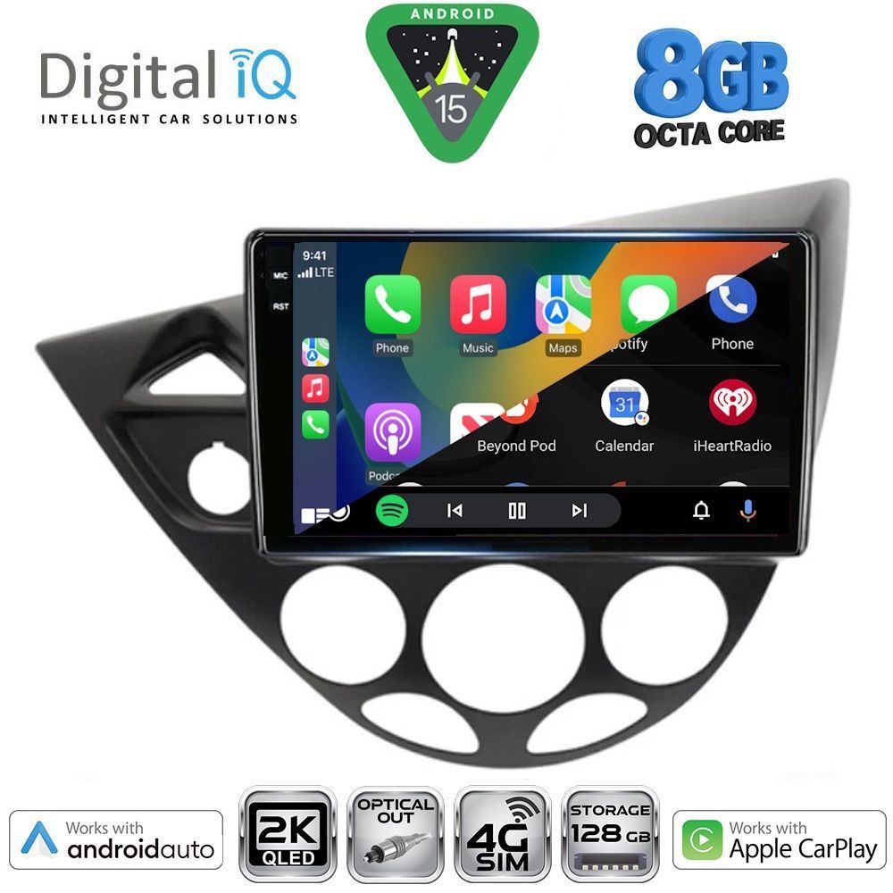 DIGITAL IQ BXK 20169_CPAA (9inc) MULTIMEDIA TABLET for FORD FOCUS mod. 1998-2004