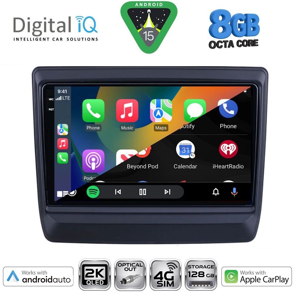 DIGITAL IQ BXK 20256_CPAA (9inc) MULTIMEDIA TABLET for ISUZU DMAX mod. 2020-2026