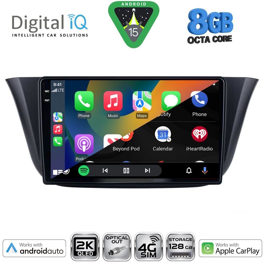 DIGITAL IQ BXK 20265_CPAA (9inc) MULTIMEDIA TABLET for IVECO DAILY mod. 2014-2023