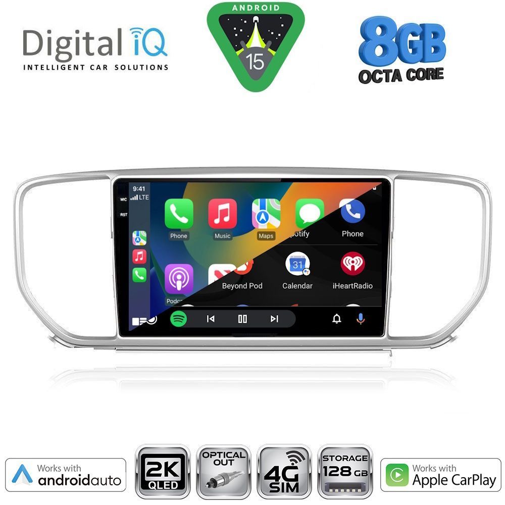 DIGITAL IQ BXK 20327_CPAA (9inc) MULTIMEDIA TABLET for KIA SPORTAGE mod. 2018-2021