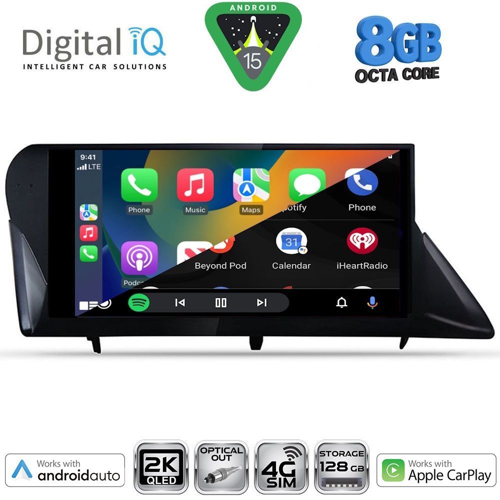 DIGITAL IQ BXK 20346_CPAA (9inc) MULTIMEDIA TABLET for LEXUS RX mod. 2009-2014
