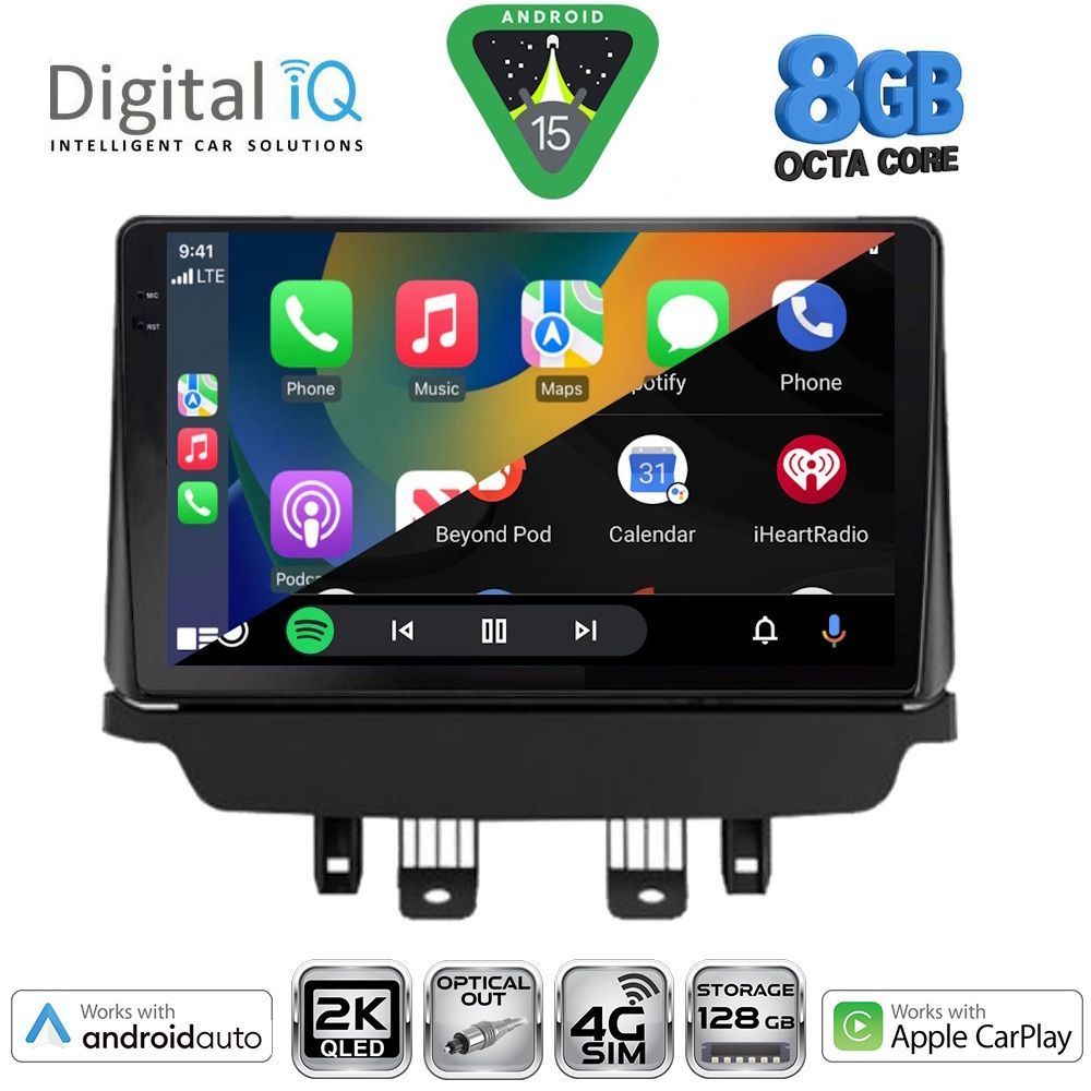 DIGITAL IQ BXK 20384_CPAA (9inc) MULTIMEDIA TABLET for MAZDA CX3 mod. 2014-2023