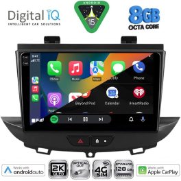 DIGITAL IQ BXK 20490_CPAA (9inc) MULTIMEDIA TABLET for OPEL CROSSLAND – GRANDLAND mod. 2017-2025