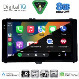 DIGITAL IQ BXK 20703_CPAA (9inc) MULTIMEDIA TABLET for TOYOTA AURIS mod. 2015-2021 – AYGO X mod. 2022-2026 – COROLLA mod. 2017-2019