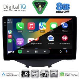 DIGITAL IQ BXK 20715_CPAA CLIMA-A/C (9inc) MULTIMEDIA TABLET for CITROEN C1-PEUGEOT 108-TOYOTA AYGO mod. 2014-2022